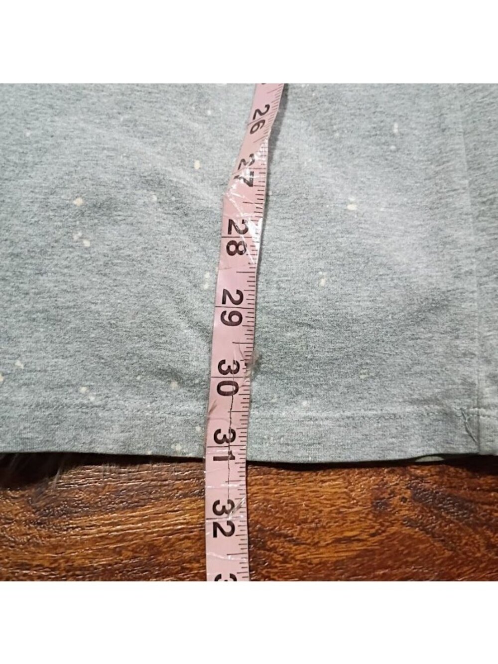 Victorias Secret Pink Fold-Over Yoga Pants Cheetah Print Waistband Gray Size S - Picture 9 of 15